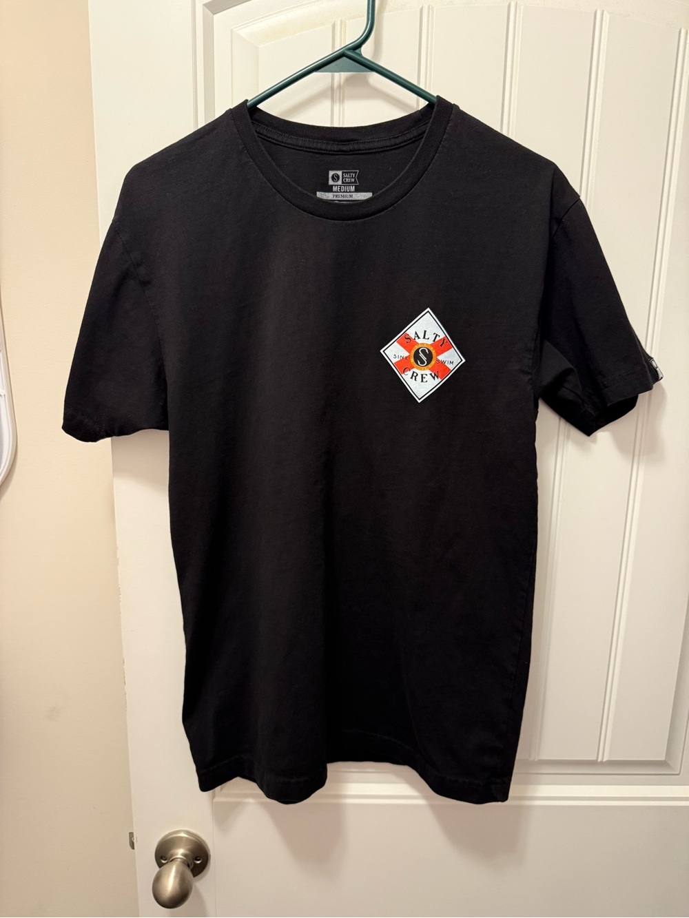 Salty Crew Men’s Black Logo Tee